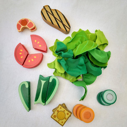 Wooden Velcro Fruits and Veggies