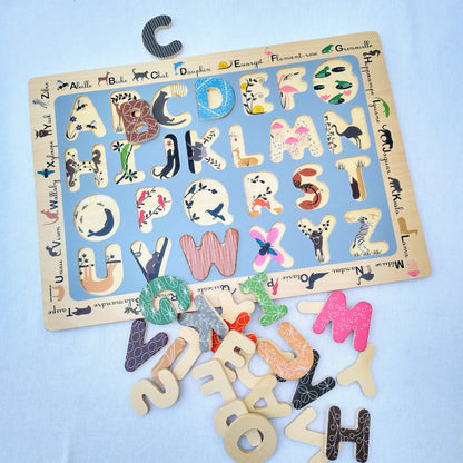 Puzzle de l'alphabet (français)