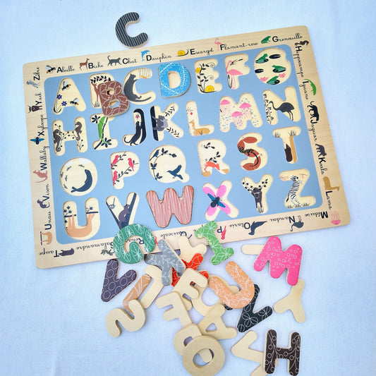 Alphabet-Puzzle (Französisch)