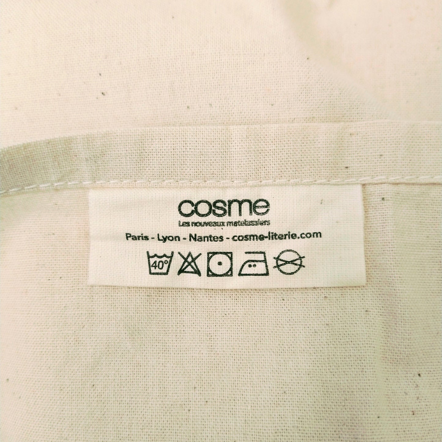 Cosme organic cotton crib sheet