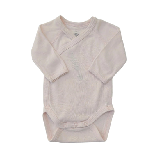 Petit Bateau pink onesie body - 0-3 mo / 50cm